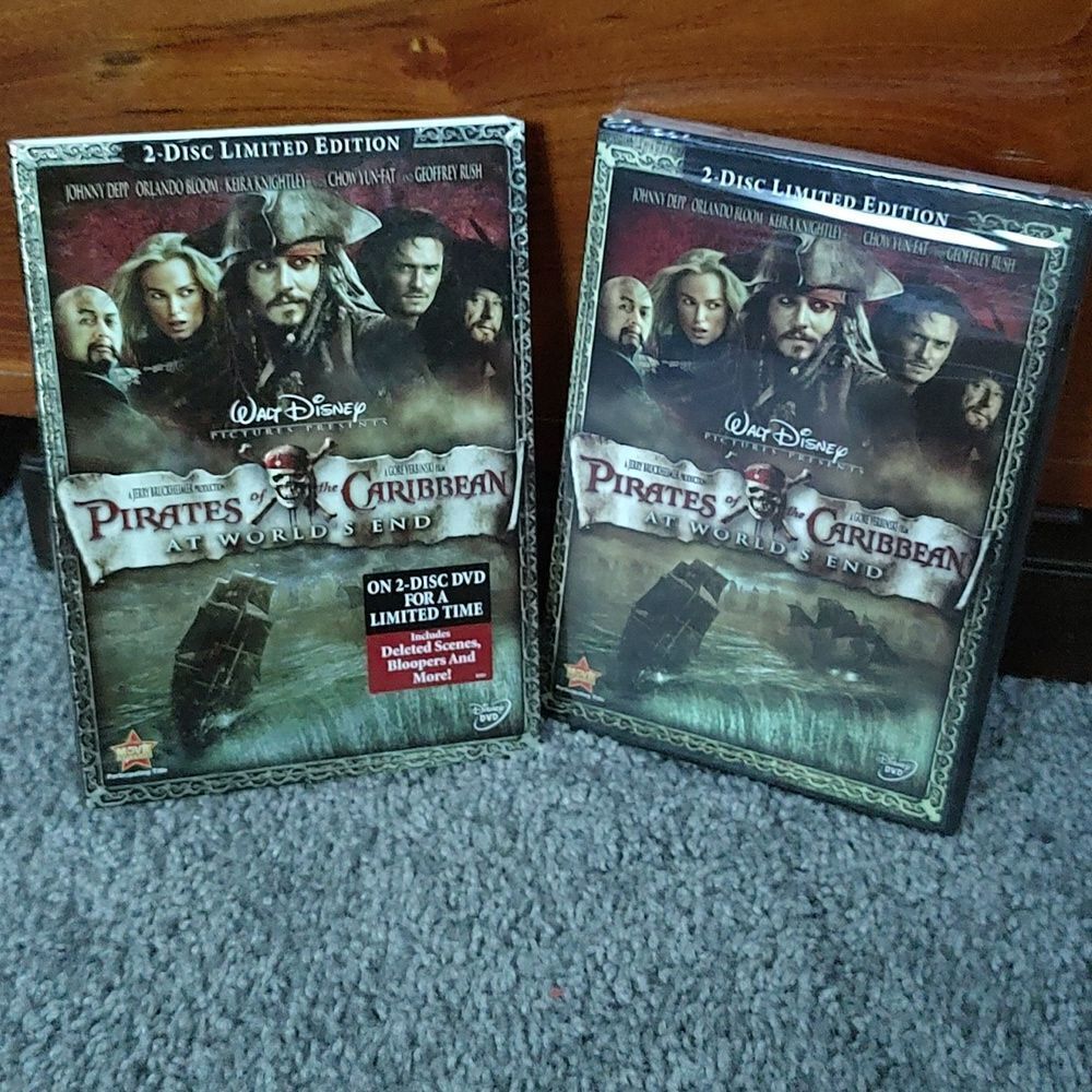 Disney's  2007 Pirates of the Caribbean at World's End 2 disc DVD Set NEW Sealed